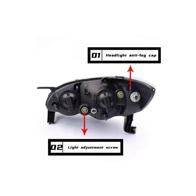 BYD F3 F3R 16.10- Автомобильные фары второго поколения с легкой установкой
