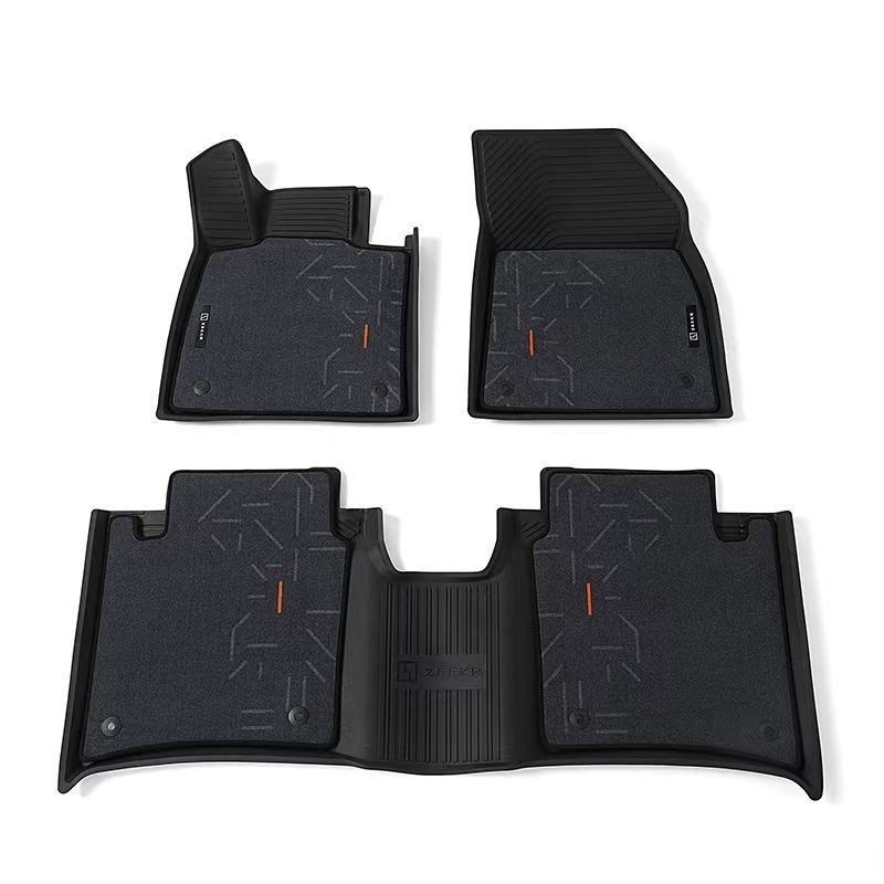 Luxury TPE Floor Mats for Geely ZEEKR 001 Положение на полу Подлинный кожаный материал